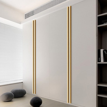 Custom lengthened light and luxurious wardrobe door handle Nordic style modern minimalist gold black handle on top extra-long style