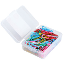 Dili 0024 paper clip color creative cute paper clip financial documents Classification Storage Box 100