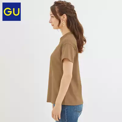 images 2:GU excellent women's silky T-shirt (short sleeve) simple joker cotton top Uniqlo sister brand 322409 images 2:GU excellent women's silky T-shirt (short sleeve) simple joker cotton top Uniqlo sister brand 322409
