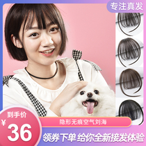 Fake bangs Real Hair Invisible and Traceless Facial Shape Two-dimensional bangs Natural Fluffy Air bangs Wigs