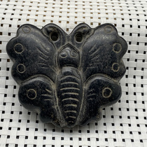Hongshan culture antique Jade Miscellaneous Collection iron-absorbing meteorite pendants ornaments living room carving objects jade butterfly