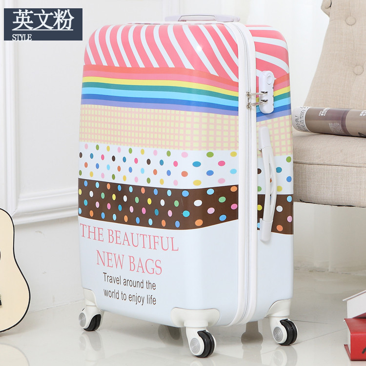 愛馬仕和香奈兒包哪個好 韓版可愛個性塗鴉行李箱萬向輪卡通兒童學生男女拉桿旅行箱小清新 愛馬仕綁包