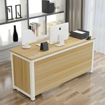 Double boss desk staff economical simple combination single desktop computer desk simple modern desk