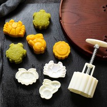 Tool for making moon cakes full moon cake mold 100g commercial mooncake diy suit to make the printed mold of the pastry