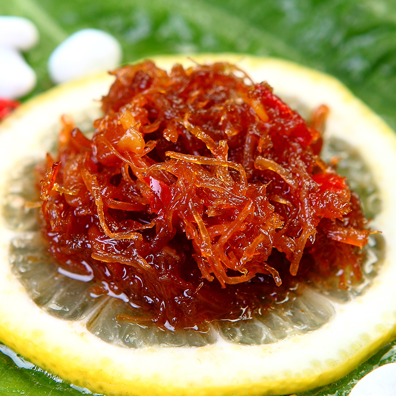 海朴海狸先生干贝丝瑶柱丝即食海鲜罐头即食干贝丝下饭菜原香香辣产品展示图2