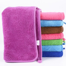 Thickened household floor wipe cloth absorbent without hair removal housework cleaning towel wipe table kitchen dishcloth not stained with oil