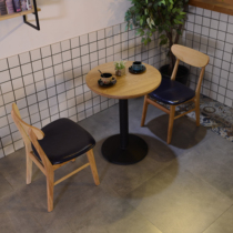 Casual Dessert Shop Cake Bakery Milk Tea Shop Noodle Shop Snack Shop Simple Home Balcony Chair Table and Chair Combination