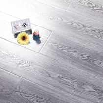 Strengthened composite wood floor home bedroom gray wood waterproof wear-resistant Nordic Vajra floor