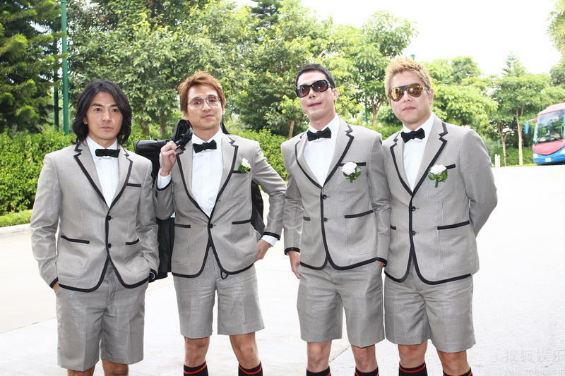 陈小春明星婚礼同款伴郎服秋冬男士结婚礼服西装休闲演出西服套装