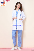 Doctors doctors nurses dental oral work clothes beautician semi-permanent beauty salon white coat winter and summer