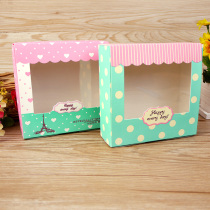 Baking Packaging Open Window 4 Grain-Loaded Moon Cake Box Snowy Maiden Box Cake Egg Tart Biscuit West Point Box Bull Rolling Sugar Box