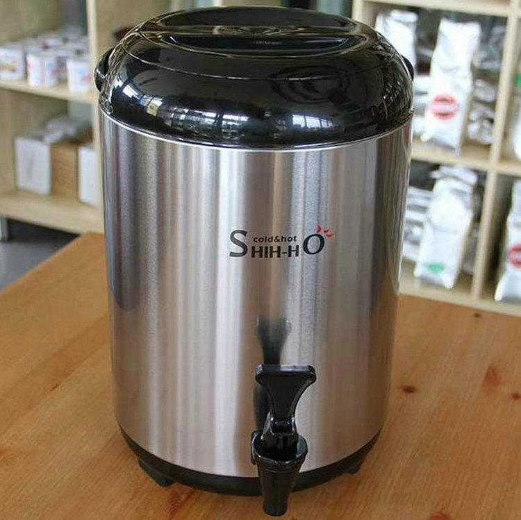 台湾世合不锈钢奶茶保温桶饮料奶茶桶双层店设备10l/12升