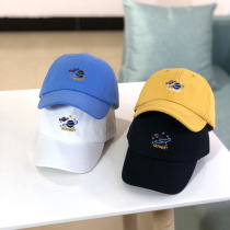 Childrens hat Korean spring and autumn boys and girls Joker leisure baseball cap tide children letter cap sun hat
