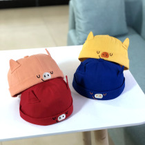 New childrens hat spring cute super cute baby landowner hat boy and girl melon skin baby cap baby age cap
