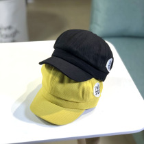 2020 New Boy Hat Spring Autumn Season Han Edition Fashion Girl Alphabet Anise Cap Tide Children Short Eatery Duck Tongue Cap