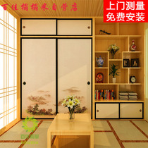 Ningbo solid wood tatami floor custom Japanese-style whole house and room design Tatami bedroom balcony custom-made installation