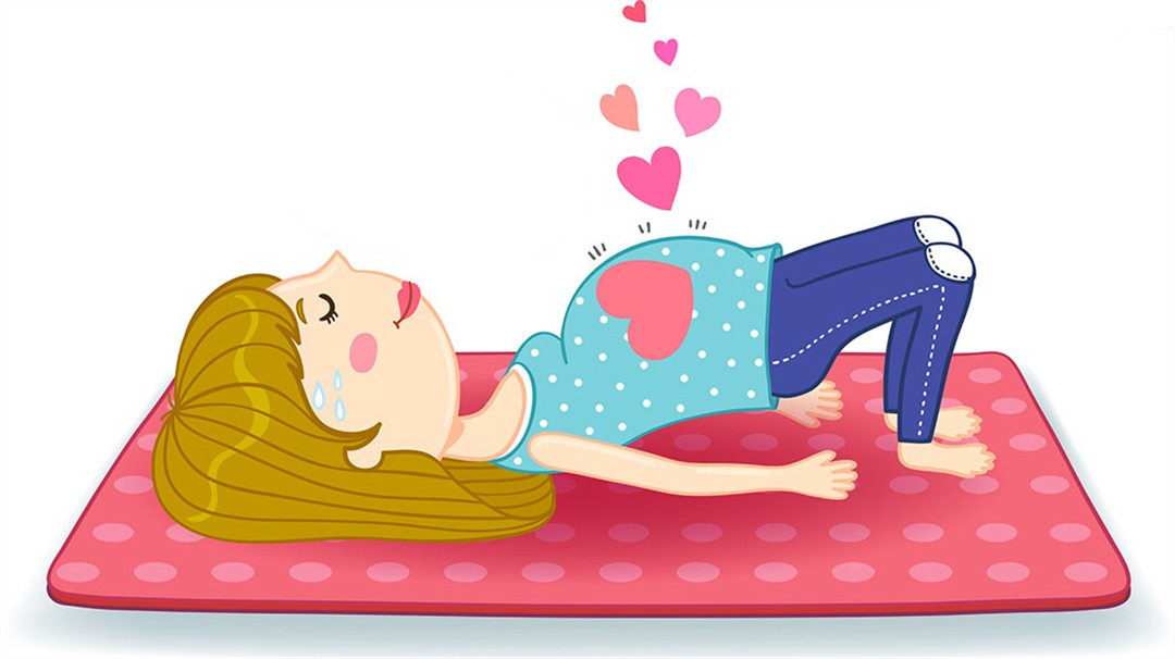 平躺时子宫会压迫到身体后面的下腔静脉,影响血液回流,间接影响到子宫