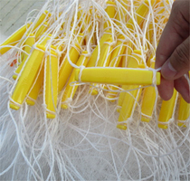 Three-layer fishing net sticky net wire mesh floating net 20 meters 50 meters 100 meters hanging net fishing net Crucian carp silver carp hanging blocking tool