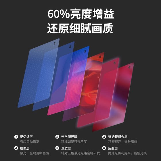 너트 프로젝션 100 인치 플로팅 거대한 스크린 프로젝터 화면 1.6 배 밝기 4K 가정 전기 광장 커튼 초고음 시야각 너트 프로젝션 100 인치 플로팅 거대한 스크린 프로젝터 화면 1.6 배 밝기 4K 가정 전기 광장 커튼 초고음 시야각