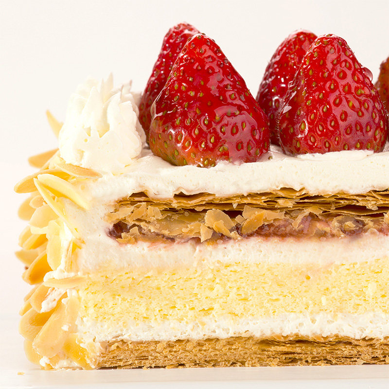 mcake拿破仑莓恋草莓坚果奶油生日聚会蛋糕上海北京杭州苏州
