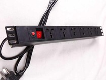 PDU enclosure private socket 6 bits PDU plastic shell inserts 10A switch overload power protection rack proof