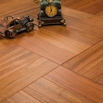 Nine-figure log pure solid wood floor South American Rosewood plain free lock lock geothermal floor heating factory direct sales