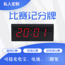 Basketball game electronic scoreboard led flip board Electronic scoreboard scoreboard 24 seconds timer Football