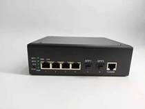 Gigabit managed SFP6 port 2 optical 4 electrical industrial-grade fiber optic switch Transceiver Security monitoring rail lightning protection