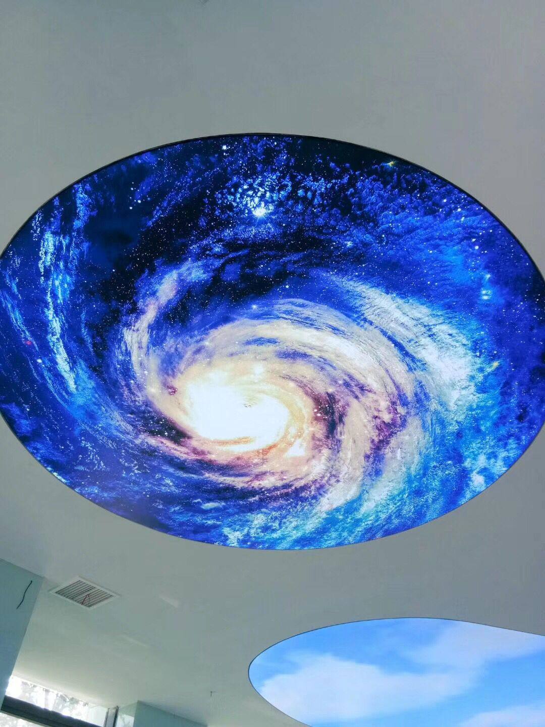 白色透光膜吊顶高清uv软膜天花材料空白灯箱布柔性发光膜上门安装