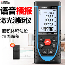 Deep Dawei laser rangefinder High precision infrared distance measuring instrument Handheld tool measuring room instrument Electronic ruler