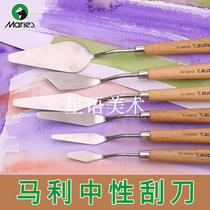 Art painting materials 4 Marley oil painting knives GV 400 neutral oil painting scraper acrylic painting knife