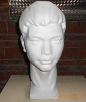 Gypsum plaster like Guangdong youth sketch portrait head wooden frame fee 20 freight to pay