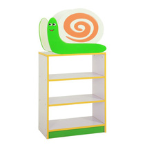 Wood Snail Frog Animal Styling Cabinet Kindergarten Toy Cabinet Storage Cabinet Area Cabinet Over Home Play Area FY