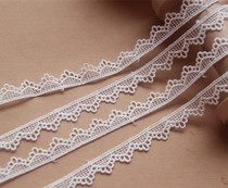 F17F10 Japanese version of handmade clothing accessories lace water soluble silk thread embroidery hollow wave embroidery lace width 1cm