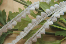 E8H1 handmade DIY accessories daily water soluble cotton thread embroidery peach heart clothes decorative lace lace lace width 1cm