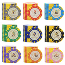 Special price 14 grams Texas Holdem chips Baccarat mahjong chip coin chess room chips support customization