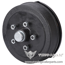 Trailer electric brake hydraulic brake drum 1 5-2 7 tons 5 6 hole hub axle axle short shaft axle modification accessories