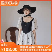 Swimsuit Women summer 2021 new one-piece dress belly thin conservative cute Japanese Korean ins ins hot spring swimsuit