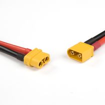 Amass XT60U male female head Belt Line 12 14AWG silicone wire battery cable 10CM long