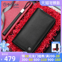 Goldlion handbag 2022 new leather wallet mens multi-function clutch multi-card business mens clutch bag