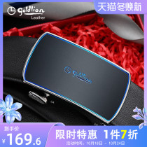 Goldlion 2022 new belt mens leather cowhide trendy belt fashion casual matte automatic buckle belt