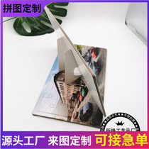 Custom back frame puzzle with bottom tray puzzle children puzzle puzzle paper cardboard stereo back frame puzzle customization