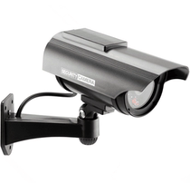 Outdoor solar simulation camera simulation camera fake surveillance with solar panels