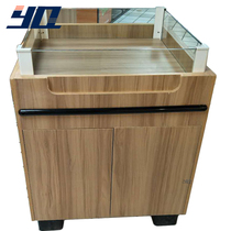 Supermarket Wooden Promotion Counter Scatter Biscuit Fruit Honey Cabinet Food Display Rack Snack Shelf Vegetable Fruit Pile Head Rack