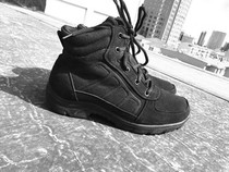 Second-hand cold-proof boots New lightweight mens black cotton shoes winter second-hand cotton shoes warm plus velvet fidelity