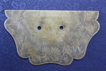 (Moving and selling) Yuan Mingqing Old furniture Case cabinet door full of work bronze decorated folk accessories old objects