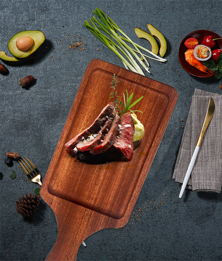牛排板牛扒板家用面包板披萨板熟肉搁置板西餐牛肉托盘包lg