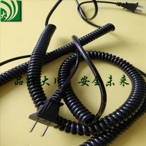 2 Core 0 75 flat belt National Standard 2 plug spiral cable spring wire oil resistance and wear resistance from 10