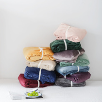 Warm velvet single bed sheet Winter plus velvet bed sheet upgraded flannel crystal velvet single double dormitory supplies