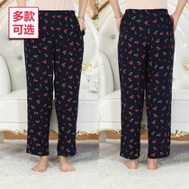 Lady 90% pants outside wearing long pants summer single pants casual pants plus fattening up your home pants artificial cotton cotton long pants